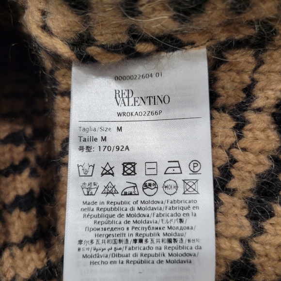 RED Valentino V-neck woven cardigan - Picture 11 of 12